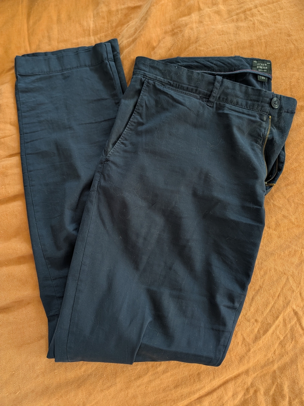 J.Crew 484 Slim Stretch Pants Navy 34x34